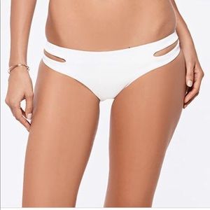 L*space white bikini bottom